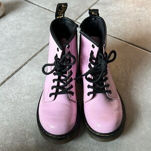 Girls light pink Dr Martens